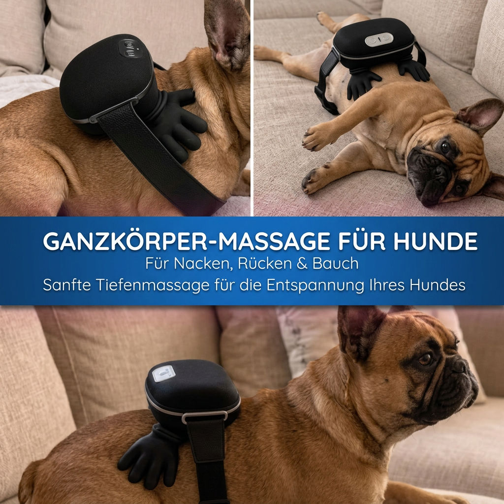 Entspannendes Massagegerät für Hunde