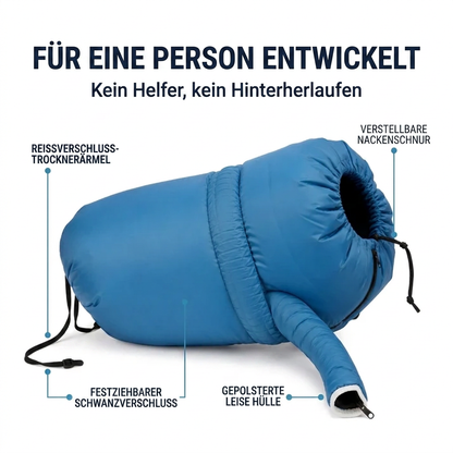 SnugPet™— Freihändige Trockentasche für Hunde